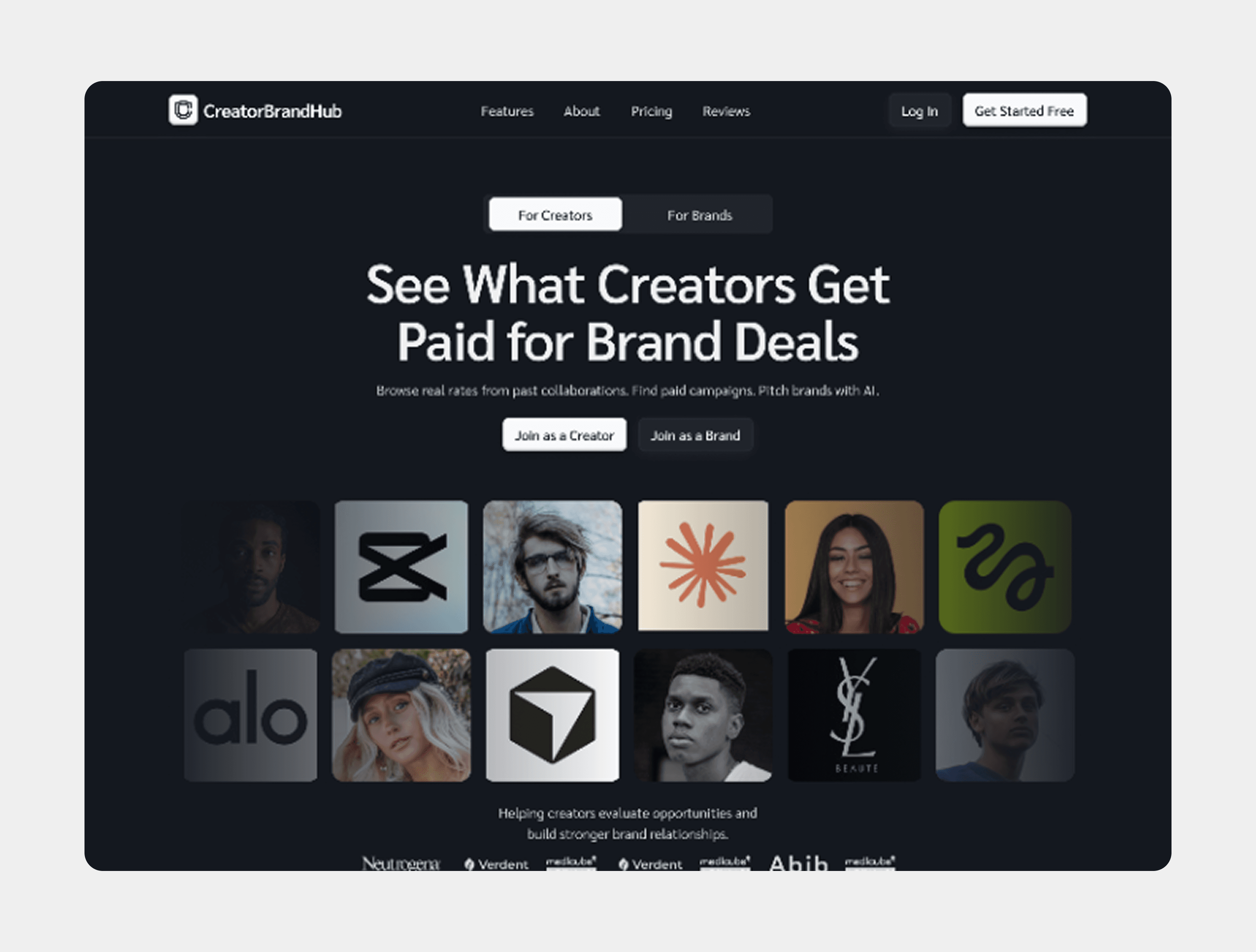 Creator Brand Hub — creator and brand deal marketplace